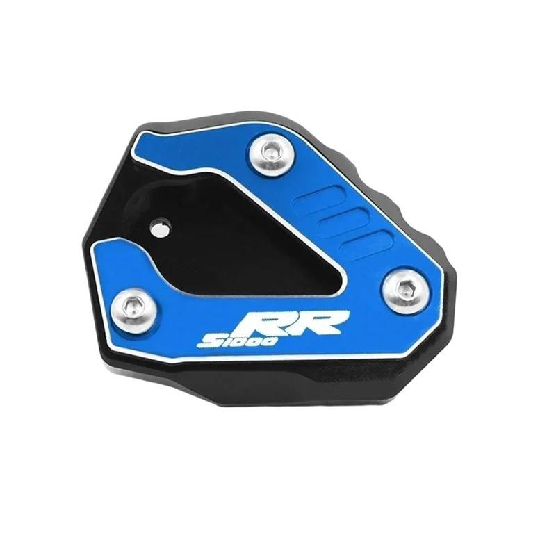 HJTEDHE Motorrad-Seitenständer-Verlängerungsplatte aus CNC Motorrad Kickstand Fuß Seitenständer Vergrößern Pad Stützplatte Für S1000RR 2019-2022 2023 Ständer Seite Stehen Ständer Verlängerung Pad(3) von HJTEDHE