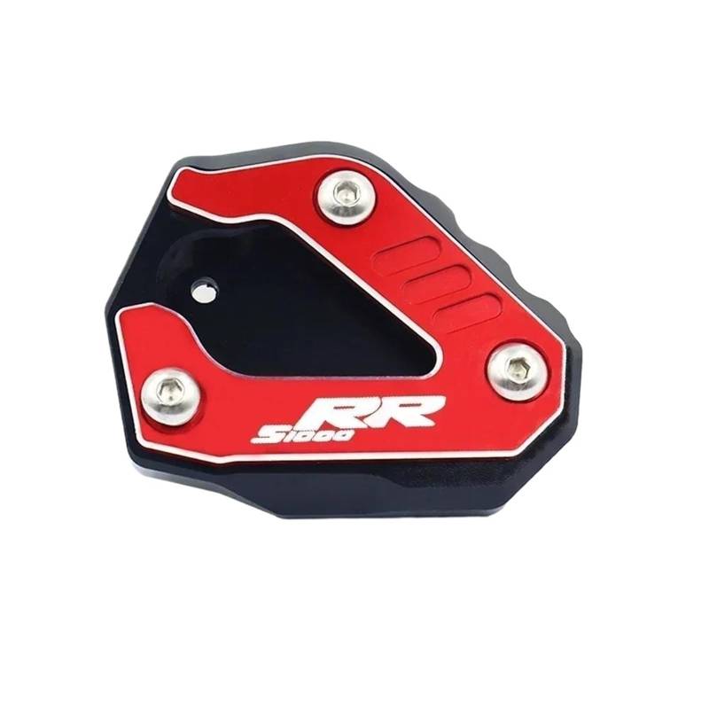 HJTEDHE Motorrad-Seitenständer-Verlängerungsplatte aus CNC Motorrad Kickstand Fuß Seitenständer Vergrößern Pad Stützplatte Für S1000RR 2019-2022 2023 Ständer Seite Stehen Ständer Verlängerung Pad(5) von HJTEDHE