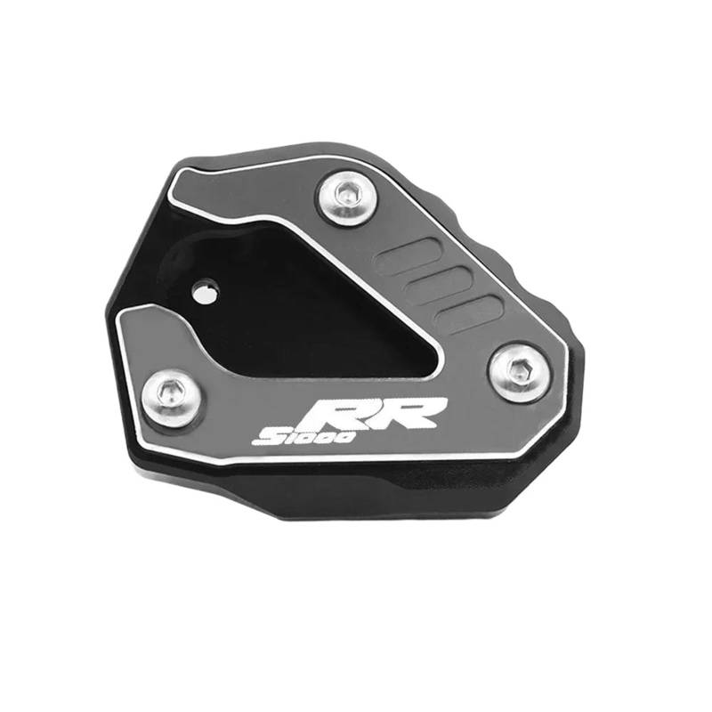 HJTEDHE Motorrad-Seitenständer-Verlängerungsplatte aus CNC Motorrad Kickstand Fuß Seitenständer Vergrößern Pad Stützplatte Für S1000RR 2019-2022 2023 Ständer Seite Stehen Ständer Verlängerung Pad(4) von HJTEDHE