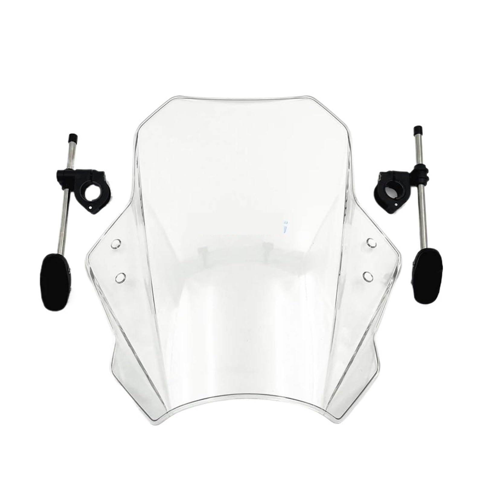 HJTEDHE Motorrad Windschild Spoiler Moto Windschutzscheibe Nach Oben Und Unten Verstellbare Universal-Spoilerverlängerung Windschutzscheibe Für Kawasaki Für W800 Cafe Street Windschild Windschutz(1) von HJTEDHE