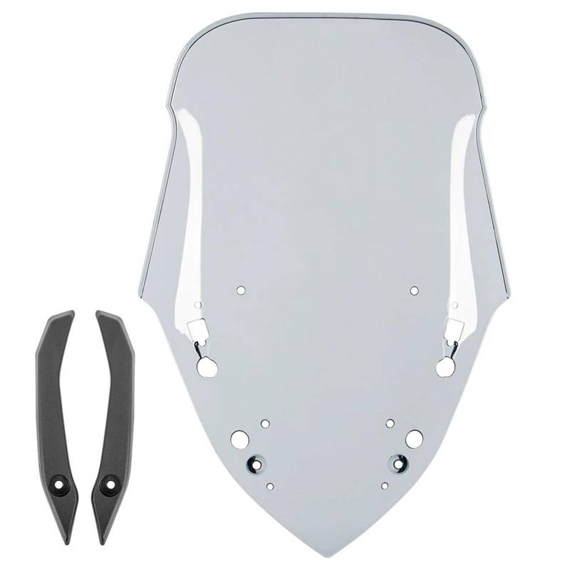 HJTEDHE Motorrad Windschild Windschutzscheibe Windschutz Motorrad Windabweiser Schild Bildschirm Zubehör Für Ya&ma&ha Für NMAX 155 2021-2024 Windabweiser Motorrad(4) von HJTEDHE