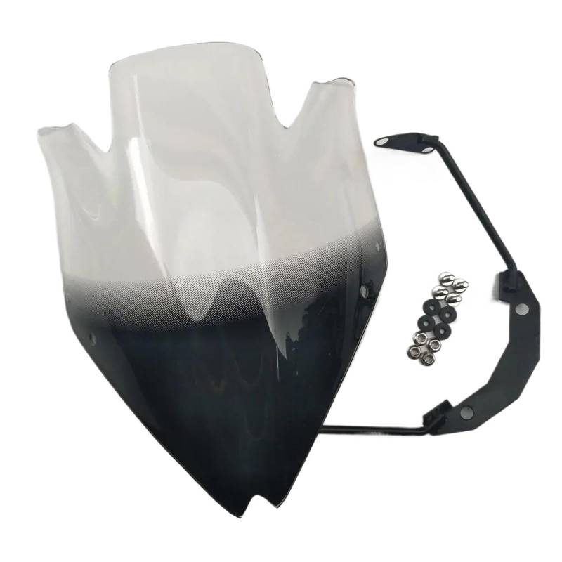 HJTEDHE Motorrad Windschutzscheibe Windabweiser, Rauchschwarz, Spoiler, Windschutzscheibe, Windschutzscheibe Für Kawasaki Für Z750R 2007–2012 Motorrad Windschutzscheibe(1) von HJTEDHE