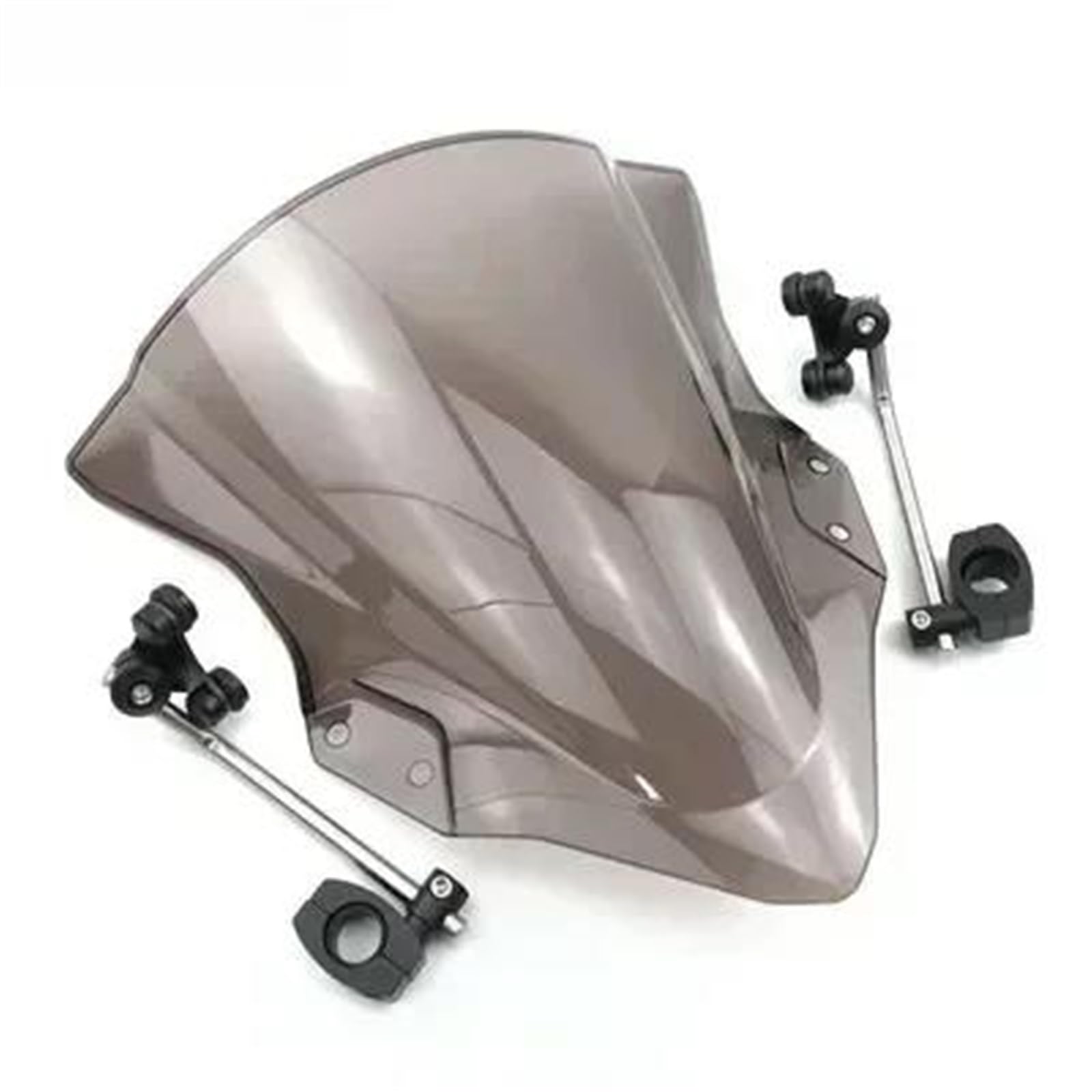 HJTEDHE Windschutzs cheiben Für Ya&ma&ha Für MT125 FZ FZ1 FZ6 FZ8 FZ8N XJ6 MT-01 MT03 MT07 MT 2013 Motorrad Windschutzscheibe Windschutz & Einstellbare Halterung Bildschirm Motorrad Windabweiser(1) von HJTEDHE