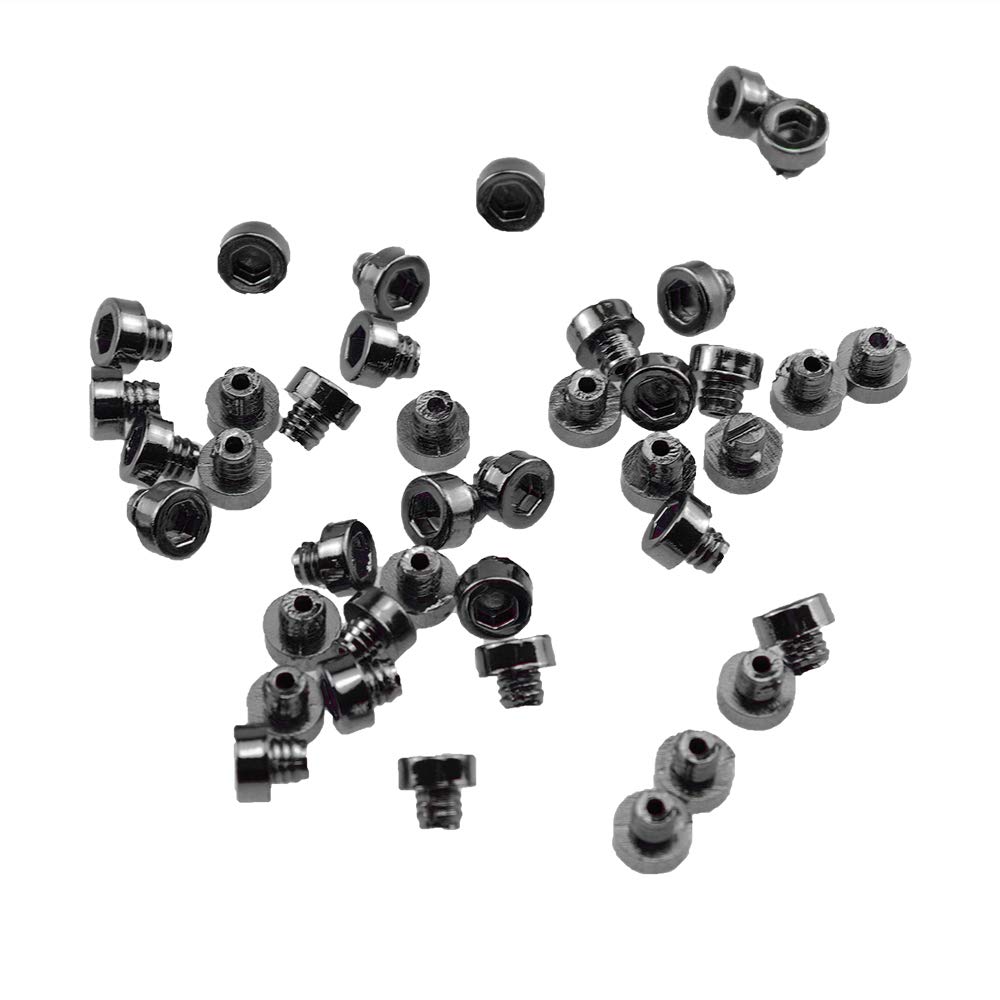 100 Stück 6 mm Radnieten, Kunststoffnägel, Reifenmuttern, Stehbolzen Kompatibel mit Auto-Styling, kompatibel mit Felgenlippendekoration(BLACK-100PCS) von HJXcTRH