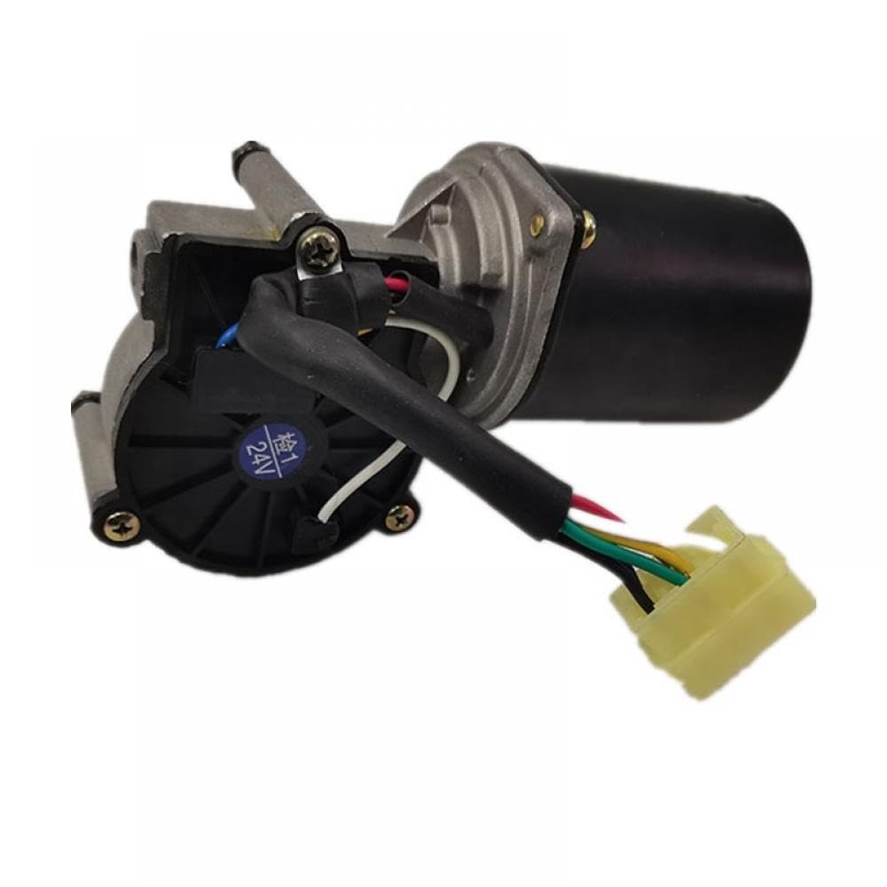 24V Wischermotor kompatibel mit R220-7 R210LC-7 R250LC-7 R290LC-7 R140W7 R110-7 Baggerteile Modelle 21N6-00240 21N6-01280 21N6-01281(12V) von HJXcTRH