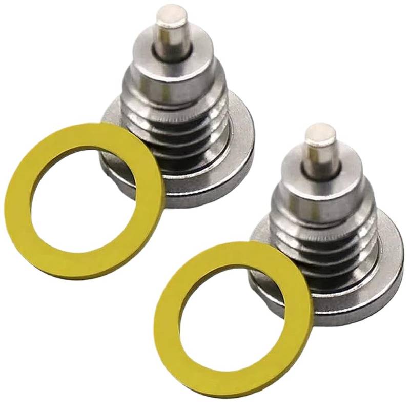 2PCS Marine Getriebegehäuse Ablassschraube Schraube Dichtung kompatibel mit Mercruiser OEM 8M0058389 22-8M0058389 von HJXcTRH