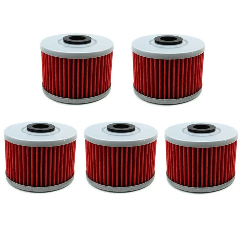 5 Pack Oil Filter Compatible With CBR300R CB300F CBR250R CRF250L XR650L KSR110 KLX140L KLX110L KLX125 KLX250S KL250 KLX300R 300 Series von HJXcTRH