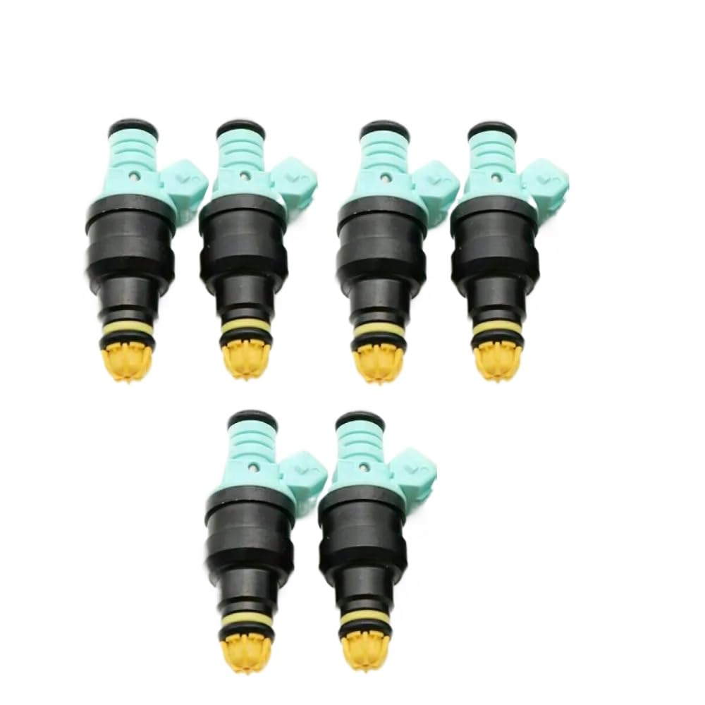 6er-Pack Impedanz-Einspritzdüsen, kompatibel mit 525i 525iT 1991–1999, 2,5 l, 3,0 l, 0280150415, Autozubehör von HJXcTRH