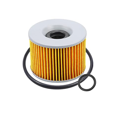 Motorrad-Ölfilter, kompatibel mit EL250 Eliminator 250 EL252 EX250R N 250 GT550 GT750 KR650 GPX250R GPX600R GPX750R(1 PC-Yellow) von HJXcTRH