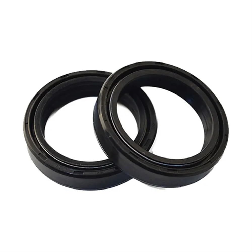 Motorrad Vorderradgabel Dämpfer Stoßdämpfer Öldichtung Staubdichtung Kompatibel mit XVS650 GSF250 41x53x8/10,5(OIL SEAL) von HJXcTRH