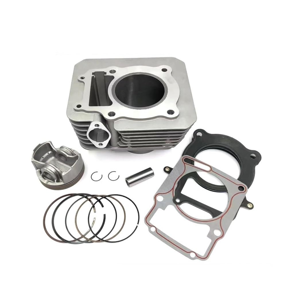 Motorrad-Zylinder-Set, Kolbenring-Dichtungssatz, 74 mm, kompatibel mit CB250-F-Motor, Upgrade auf 300 cc für 250 cc-Motoren von HJXcTRH