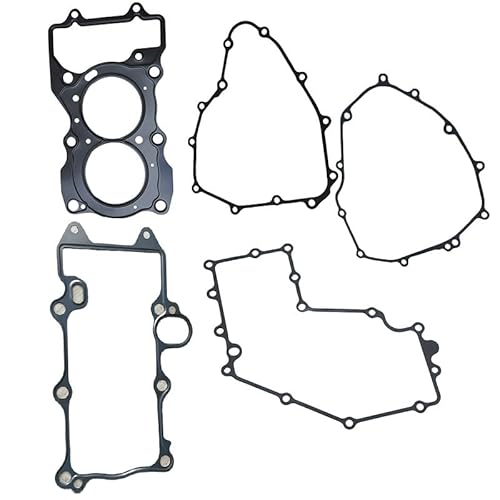 Motorrad-Zylinderbasis-Generator-Kupplungsdeckel-Dichtungssatz, kompatibel mit K N 400 EX400 2018–2022 und Z400 ZR400 2019–2022(TOTAL Five PCS) von HJXcTRH