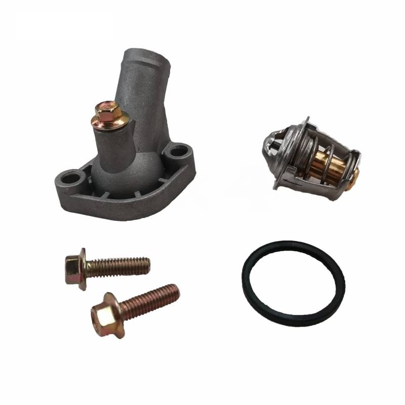 V-Twin-Aluminium-Thermostat-Auslassabdeckungs-Set, kompatibel mit C BRP OR 800 1000 Quad Go Kart und ähnlichen Modellen von HJXcTRH