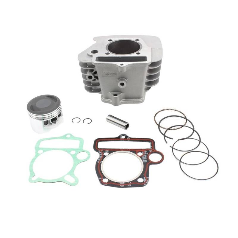 YX 140 56mm Pitbike Zylinder Kolben Körper Pin Ringe Dichtung Motor Komponenten Geeignet Kompatibel mit 140cc Quad ATV Motorrad Kompatible Teile(ONE Set) von HJXcTRH