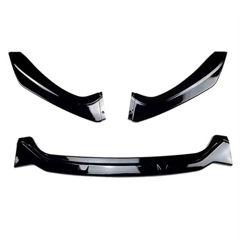 HKNCNP [Replacement] Auto Spoiler Stoßstange for BMW 1 Serie F20 F21 M-Pack 118i 120i 2015-2019 Front Stoßstange Lip Splitter Diffusor Lip Body Kit Zubehör (Glossy Black) von HKNCNP