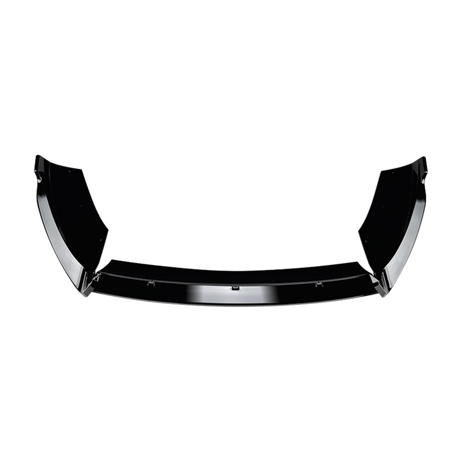 HKNCNP [Replacement] Auto Vordere Stoßstange for Ford for Fiesta for ST MK6 2012-2017 Splitter Spoiler Lippe Schutzfolie Körper kit Auto Zubehör Außen Teile (Gloss Black) von HKNCNP