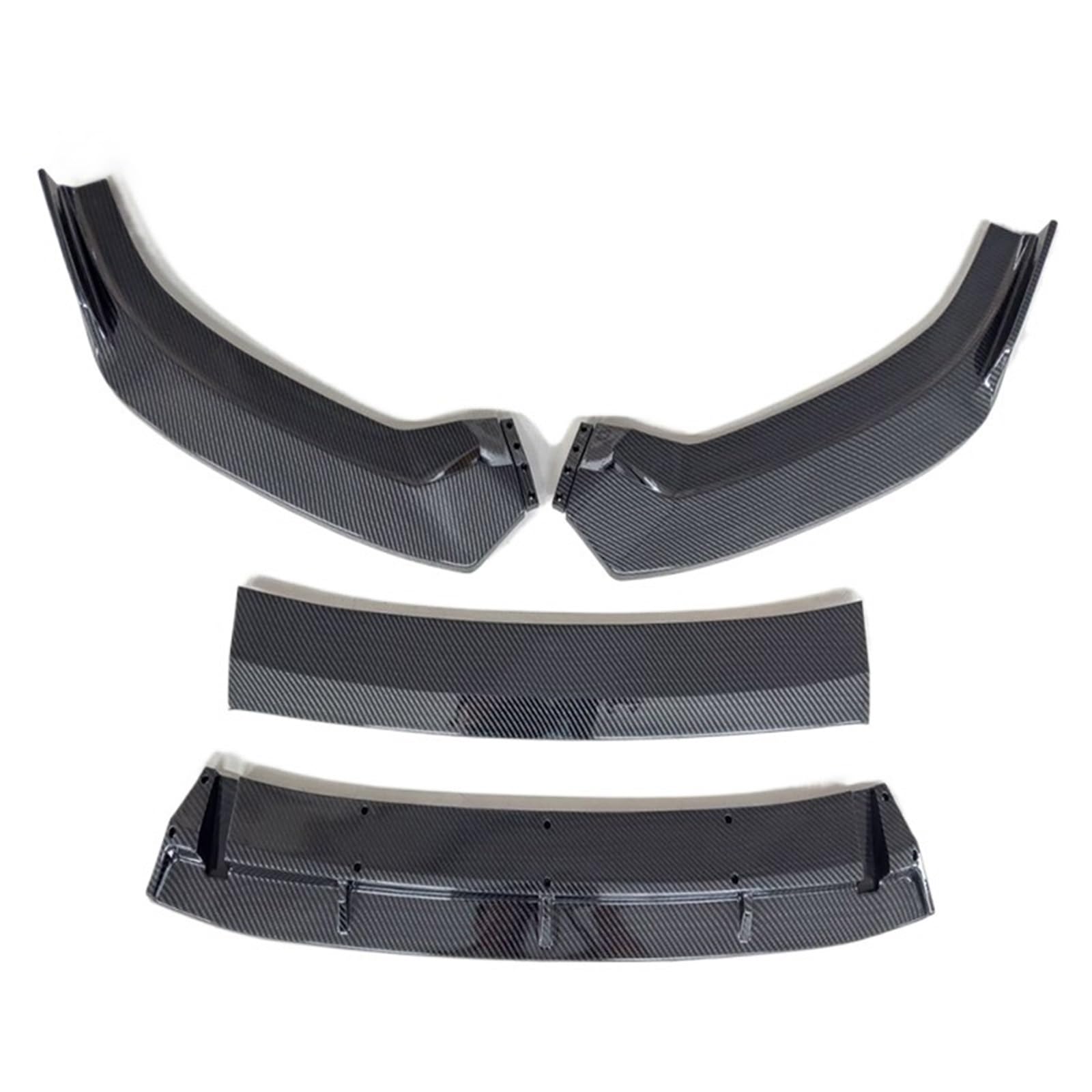 HKNCNP [Replacement] for A3 S3 2016 2017 2018 2019 Frontschürze Lip Splitter Diffusor Körper Kit Spoiler Stoßstange Schutzfolie Auto Zubehör (Carbon Look) von HKNCNP