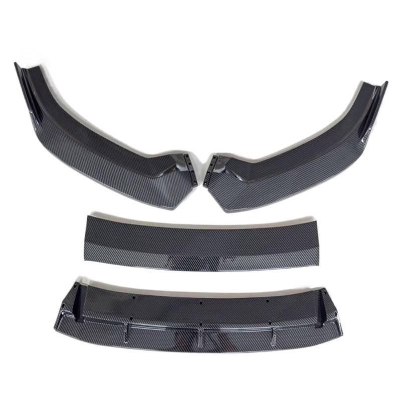 HKNCNP [Replacement] for A3 S3 2016 2017 2018 2019 Frontschürze Lip Splitter Diffusor Körper Kit Spoiler Stoßstange Schutzfolie Auto Zubehör (Carbon Look) von HKNCNP