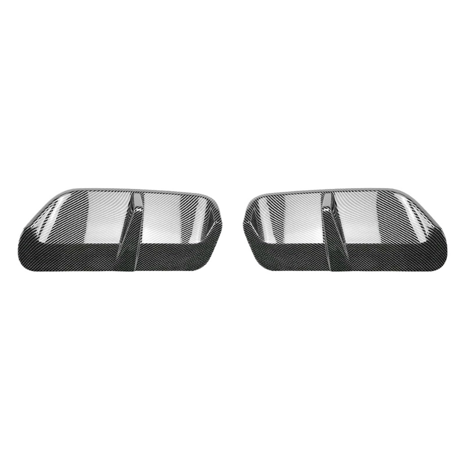 HKNCNP [Replacement] for BMW X1 IX1 U11 2023 + M Sport Hintere Stoßstange Lip Diffusor Spoiler Splitter Schutz Auto Styling Auto Zubehör Dekoration (Carbon Look) von HKNCNP