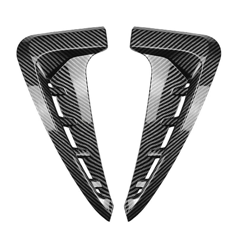 HKNCNP [Replacement] for BMW X5 F15 2014-2018 M for Sport Frontschürze Seite Air Outlet Trim Abdeckung Seite for Fender Vents Auto Anzeige Schutz Zubehör (Carbon Fiber Look) von HKNCNP