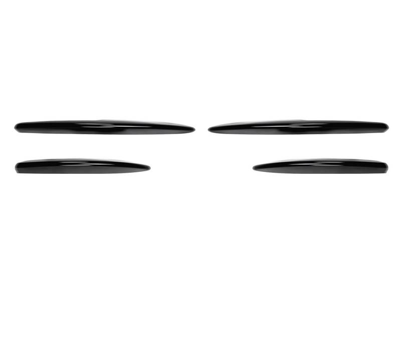 HKNCNP [Replacement] for Mercedes for Benz E-Klasse W214 S214 AMG Linie 2024 + 4 Stück Lufteinlassgitter Zierblende Frontstoßstange Spoiler Splitter (Glossy Black) von HKNCNP