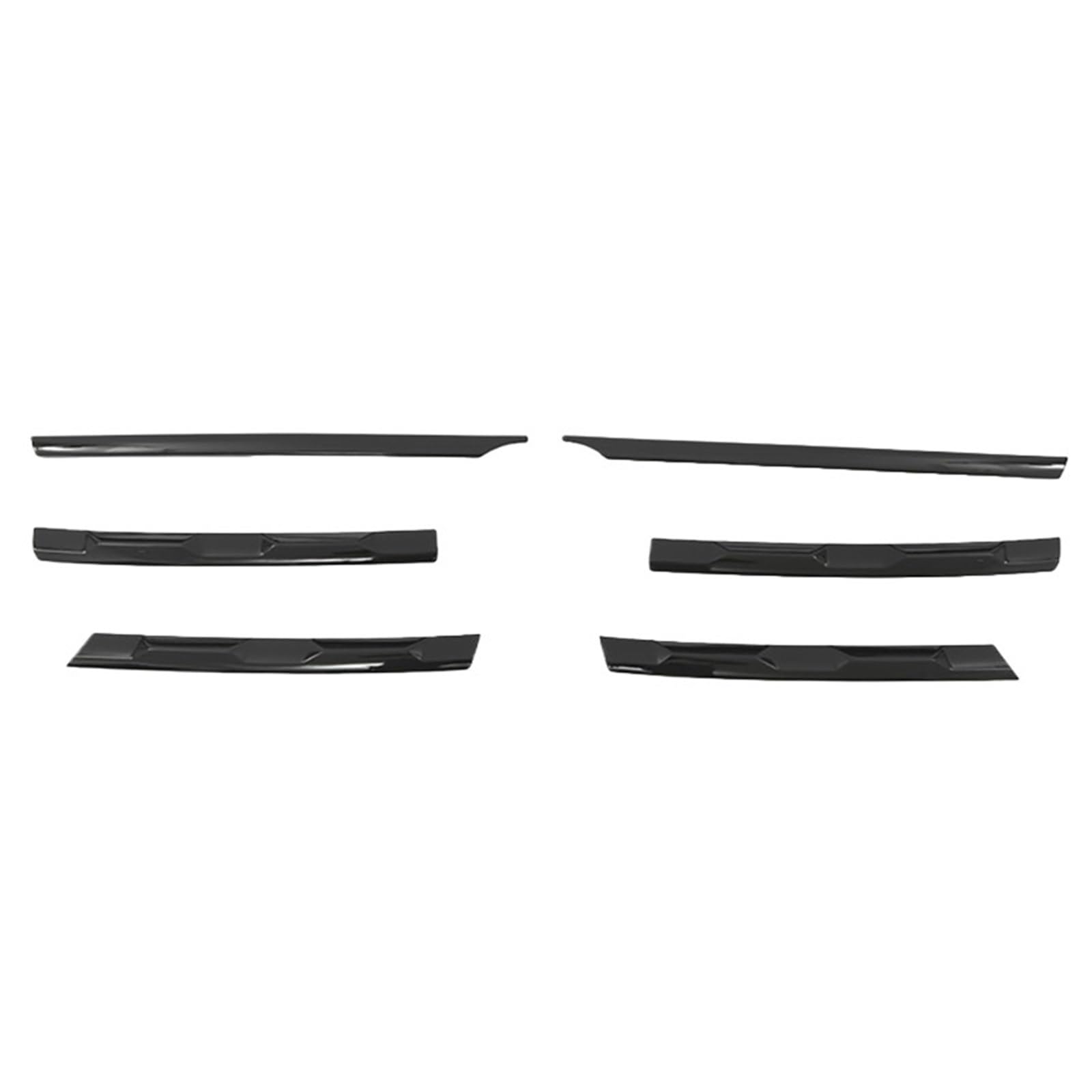 HKNCNP [Replacement] for Tiguan for MK2 2016-2021 Glänzend Schwarz Frontschürze Mesh Center Grille Grill Moulding Streifen Abdeckung Trim von HKNCNP