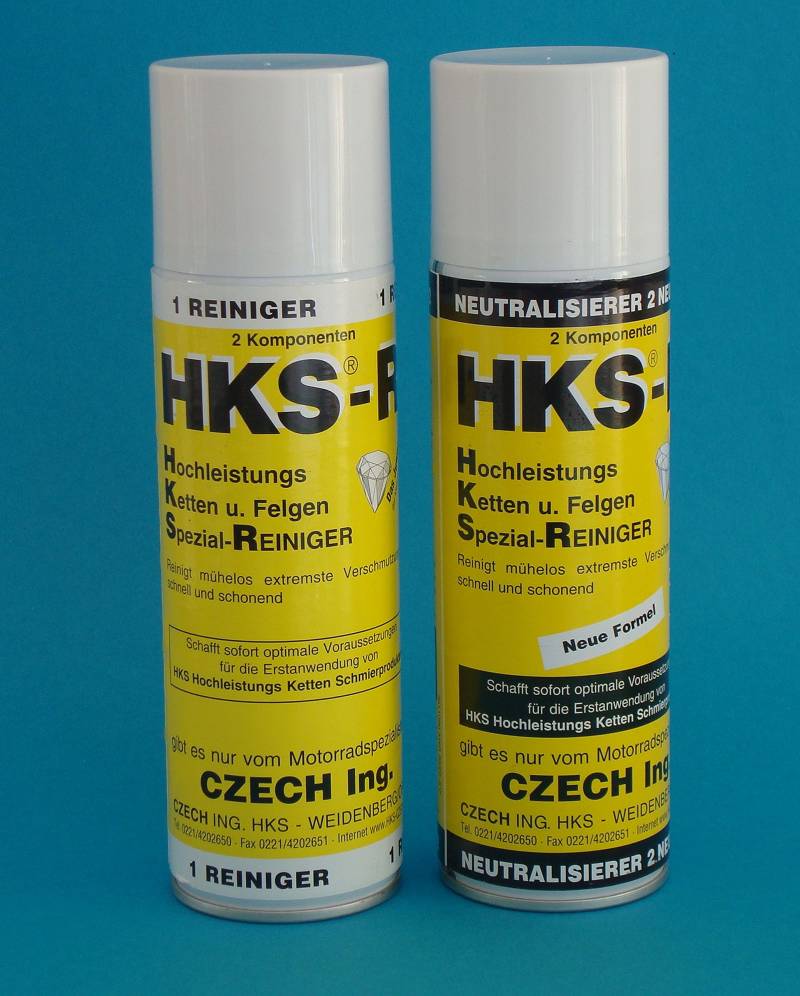 HKS extrem Hochleistungs-Ketten Reiniger mit Neutralisierer je 300ml von HKS