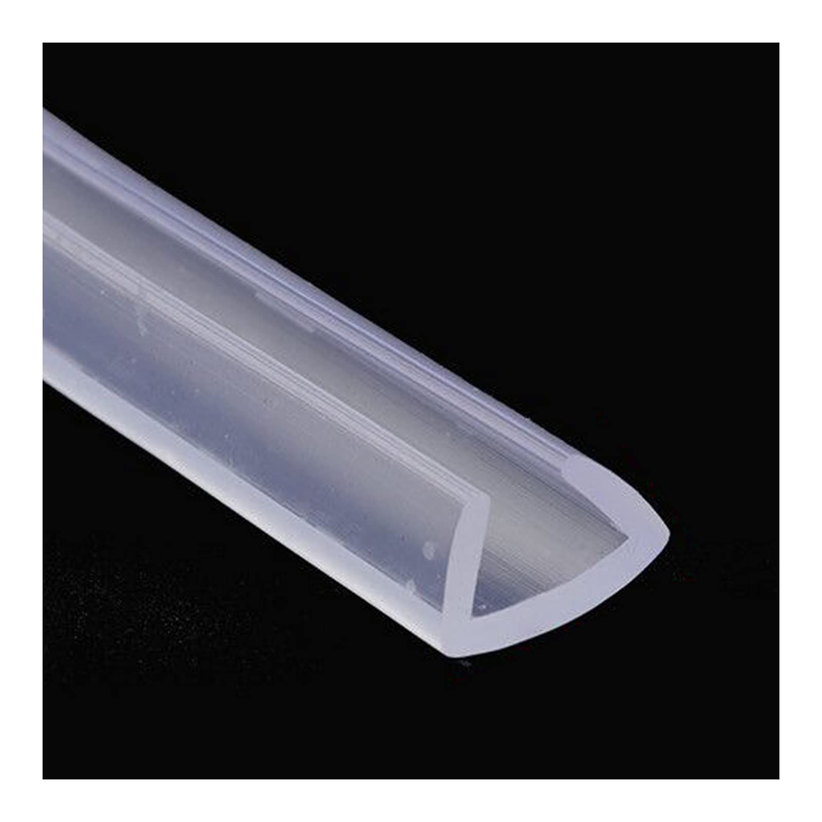 Türkantenschutzgerät, U-förmige Schlittenkantenver U-förmige Gummikanal-Kantenleiste, Gummidichtung, transparent, for den Einsatz in der Küche, 5 Meter lang,(16mm x 10mm) von HKSDKABOP