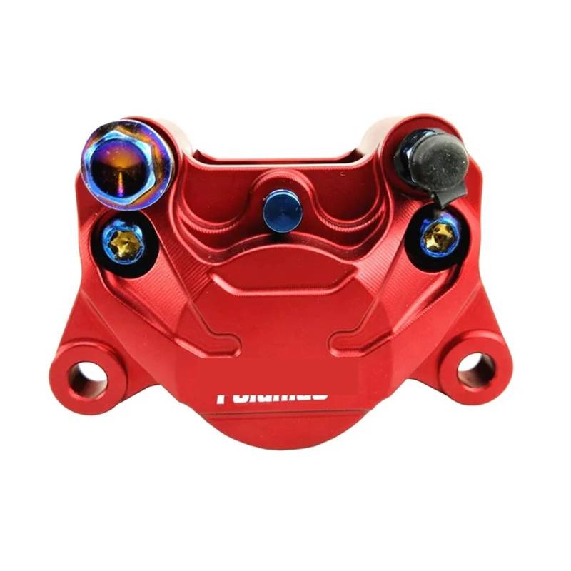 Hydraulische Motorrad-Bremssättel vorn und hinten, universeller 84-mm-Bremssattel mit 2 Kolben, kompatibel mit Benelli TRK 502x(Red) von HLAQHL