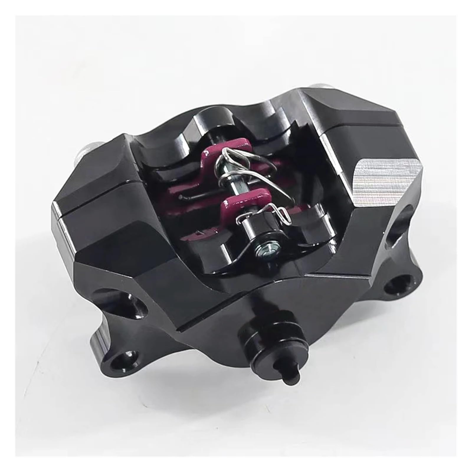 Universal CNC Motorrad Roller Bremssattel P2 * 34mm Kolben 84mm Installieren kompatibel mit Honda BWS RSZ JOG NIU(Black) von HLAQHL