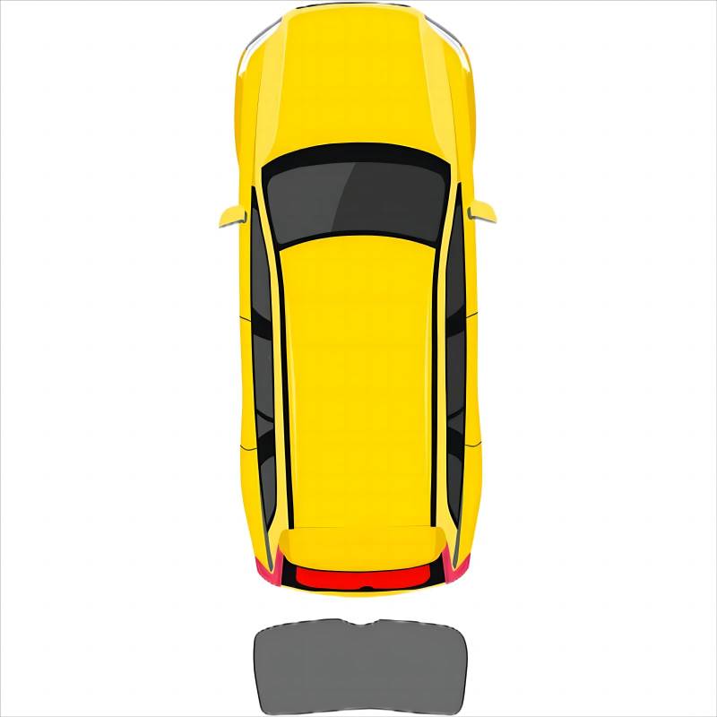 Sonnenschutz Auto für VW Tiguan 2016-2021 2022 2023 2024, Sonnenschutz Auto Baby, Auto Seitenfenster Sonnenschutz mit UV Schutz Hitzeschutz Auto Zubehör,rear-windshield von HLBYCSM