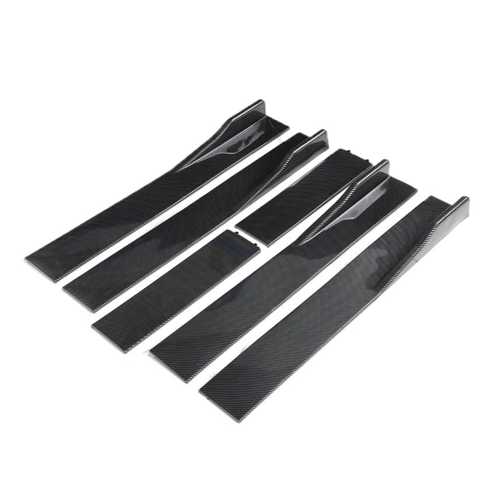 1 Paar 2M Für F30 F80 M3 F82 M4 Universal Auto Seite Röcke Verlängerung Rocker Panels Lip Splitter Schwarz ABS Auto Außen Auto Seitenschweller Trittbretter Schweller(D-Model Carbon Fiber) von HLJNLVBN