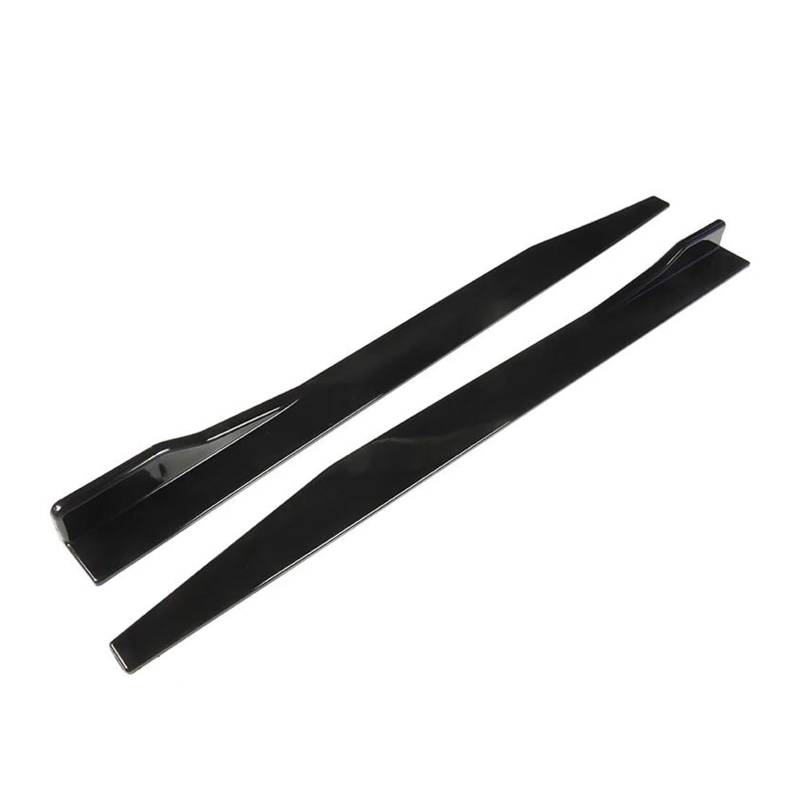 1 Paar Universal Für Toyota 1,18 M/46,4 Zoll Seitenschweller Spoiler Kohlefaser Hellschwarz Stoßfänger Splitter Lippe Seitenteile Spoilerlippe Auto Seitenschweller Trittbretter Schweller(Bright Black) von HLJNLVBN