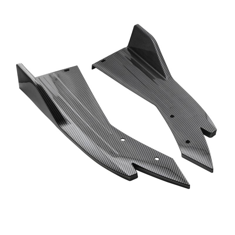 2PCS Für Chevrolet Für Chevy Für Camaro SS LS LT Front Körper Seite Rock Kit Auto Hintere Stoßstange Lip Diffusor Splitter Canard Schutz Auto Seitenschweller Trittbretter Schweller(Kohlefaser) von HLJNLVBN