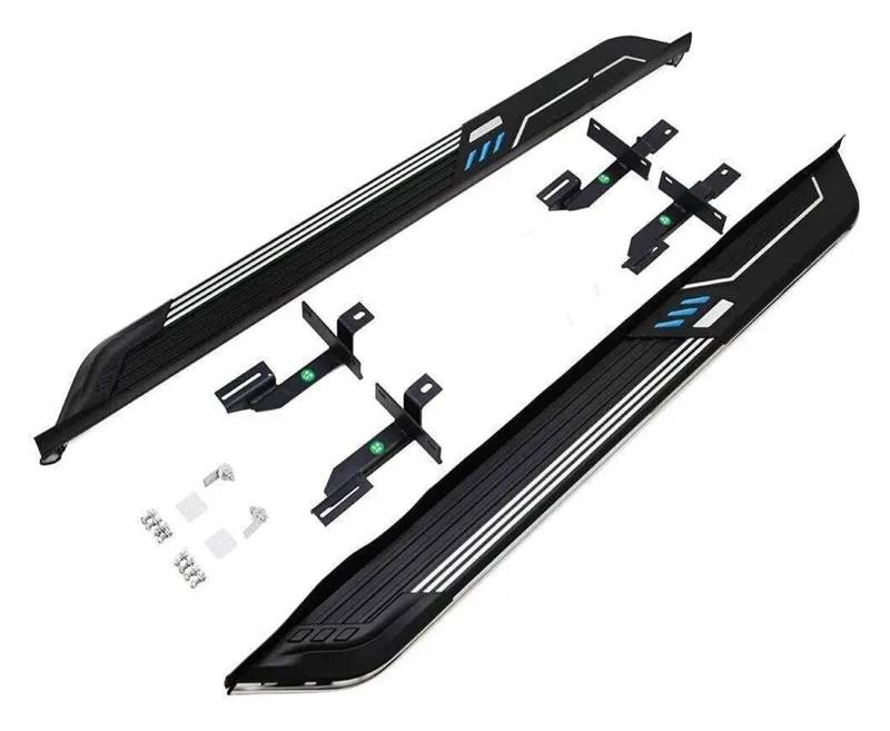 2Pcs Für Hyundai Für Palisade 2023 2022 2021 2020 Feste Auto Tür Nerf Bar Seite Schritt Trittbrett Auto Seitenschweller Trittbretter Schweller von HLJNLVBN