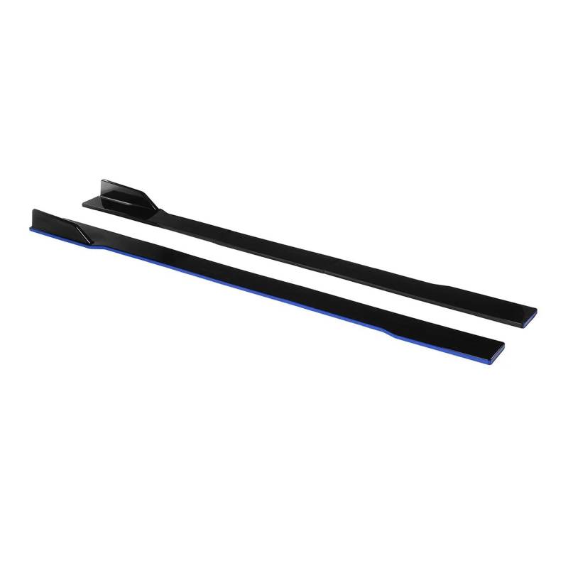 2m Für Benz W205 W204 W203 C Klasse W211 W212 W213 E Klasse Für CLA Für GLA Für GTR Auto Seite Rock Extensions Spoiler Rocker Splitter Auto Seitenschweller Trittbretter Schweller(Blau) von HLJNLVBN