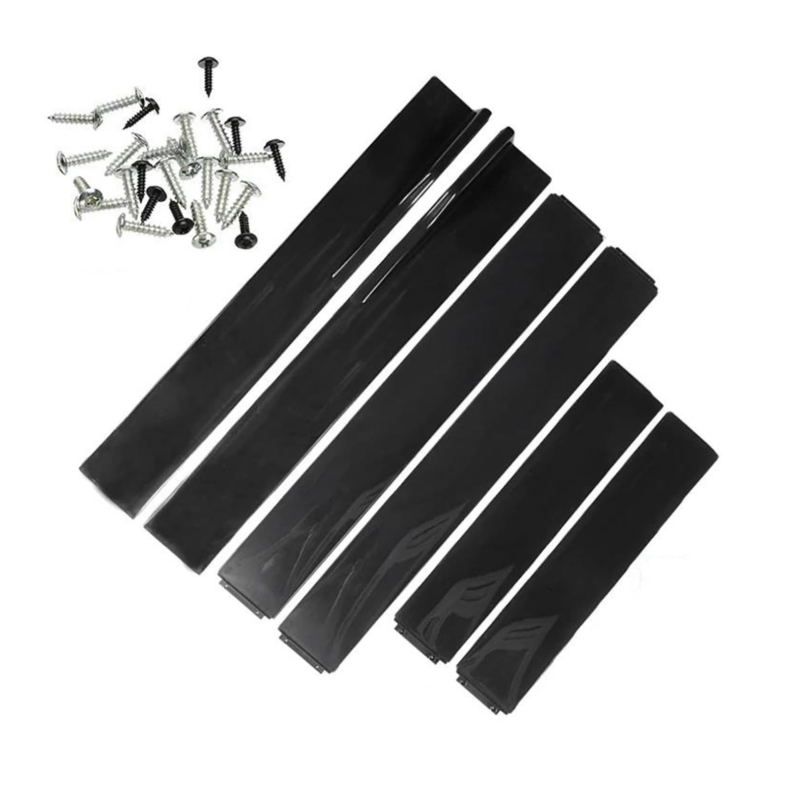 6PCS 2m/2,2 M Für Benz Für CLA Für GLA AB Klasse W117 C117 W176 A45 Für AMG Für GTR Seite Röcke Verlängerung Rocker Panels Lip Splitter Stoßstange Auto Seitenschweller Trittbretter Schweller(Shiny bla von HLJNLVBN