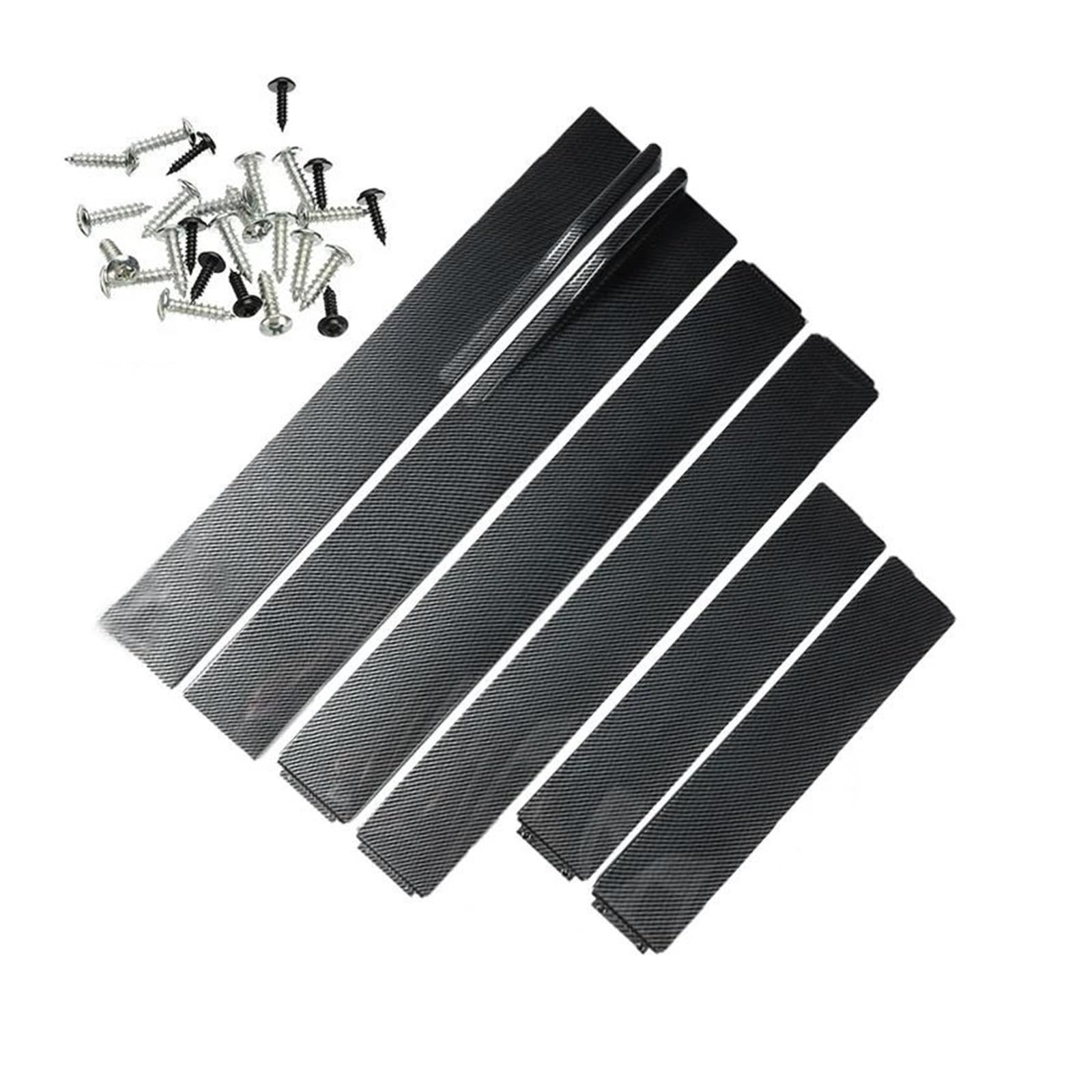 6PCS 2m/2,2m Für Subaru Für WRX Für STI Für Impreza Für BRZ Für Legacy Für Outback Seitenschweller Verlängerung Rocker Panels Lip Splitter Stoßstange Auto Seitenschweller Trittbretter Schweller(Carbon von HLJNLVBN