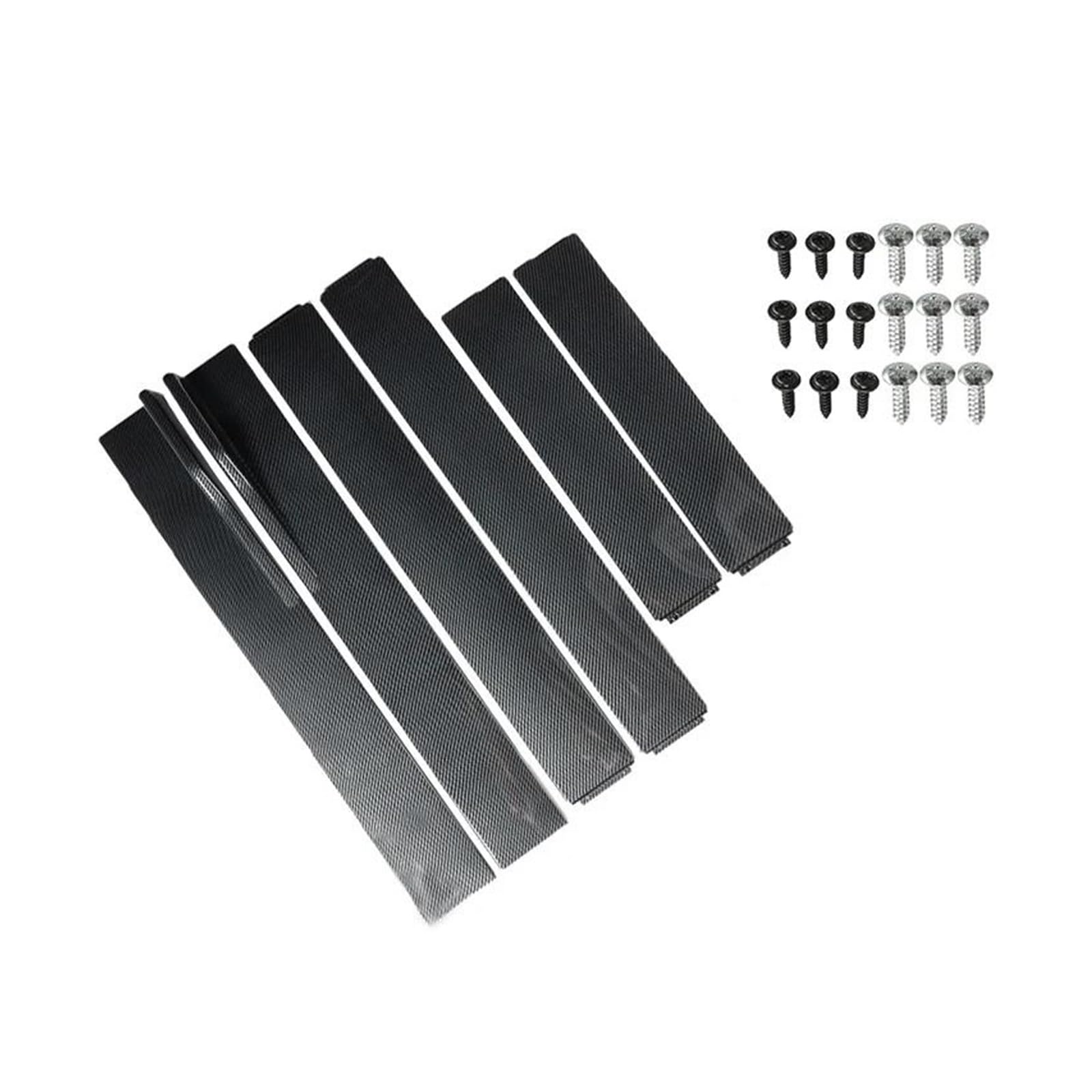 6PCS 2m/2,2m Universal Front Seitenschweller Verlängerung Rocker Panels Lip Wing Splitters Auf Stoßstange Auto Styling Auto Seitenschweller Trittbretter Schweller(2.2m Carbon Fiber) von HLJNLVBN