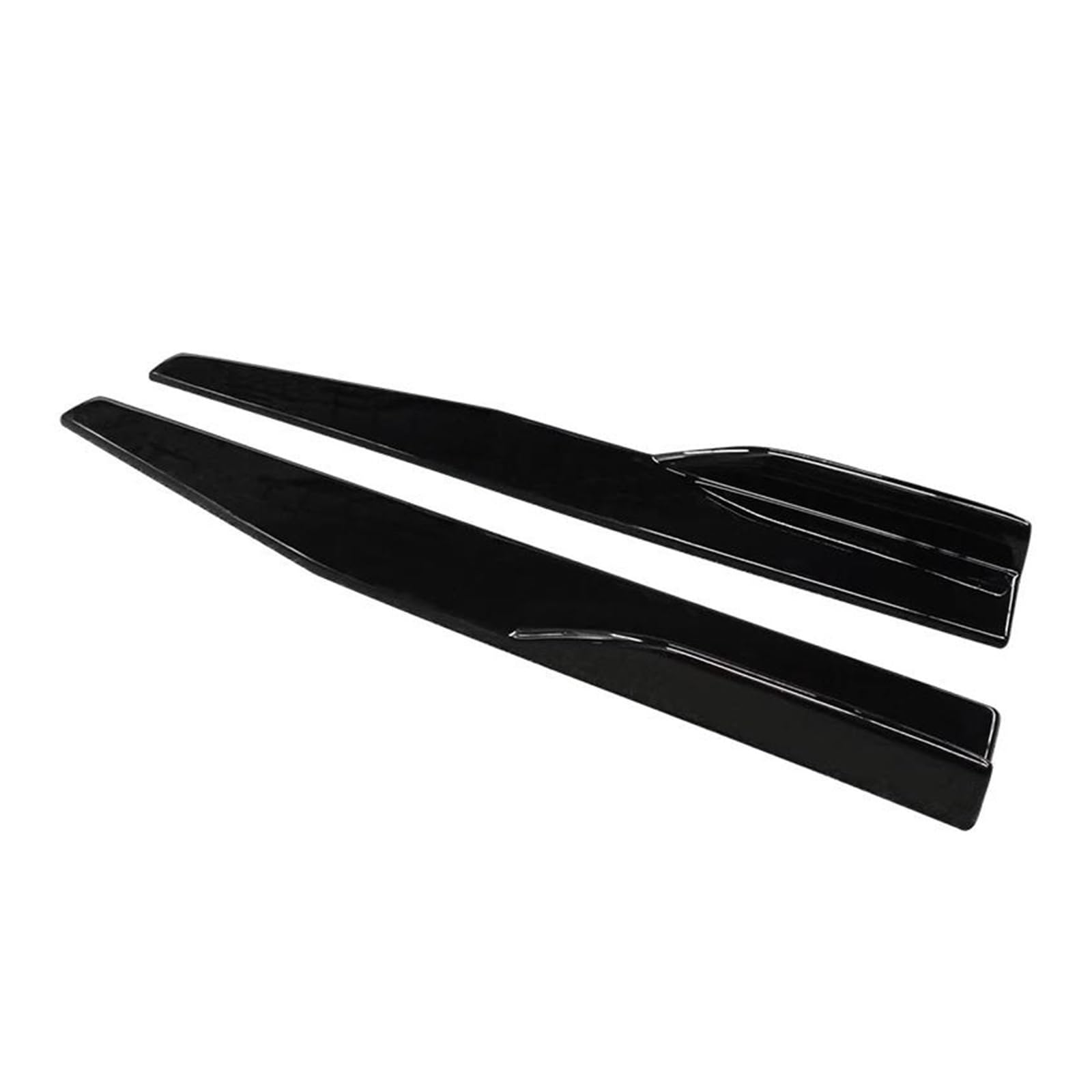 75CM Für TT 2004-2014 2015 2016 2017 2018 2019 Auto Seitenschweller Stoßstange Diffusor Spoiler Schürzen Flügelverlängerungen Carbonfaser-Look Auto Seitenschweller Trittbretter Schweller(Gloss Black) von HLJNLVBN