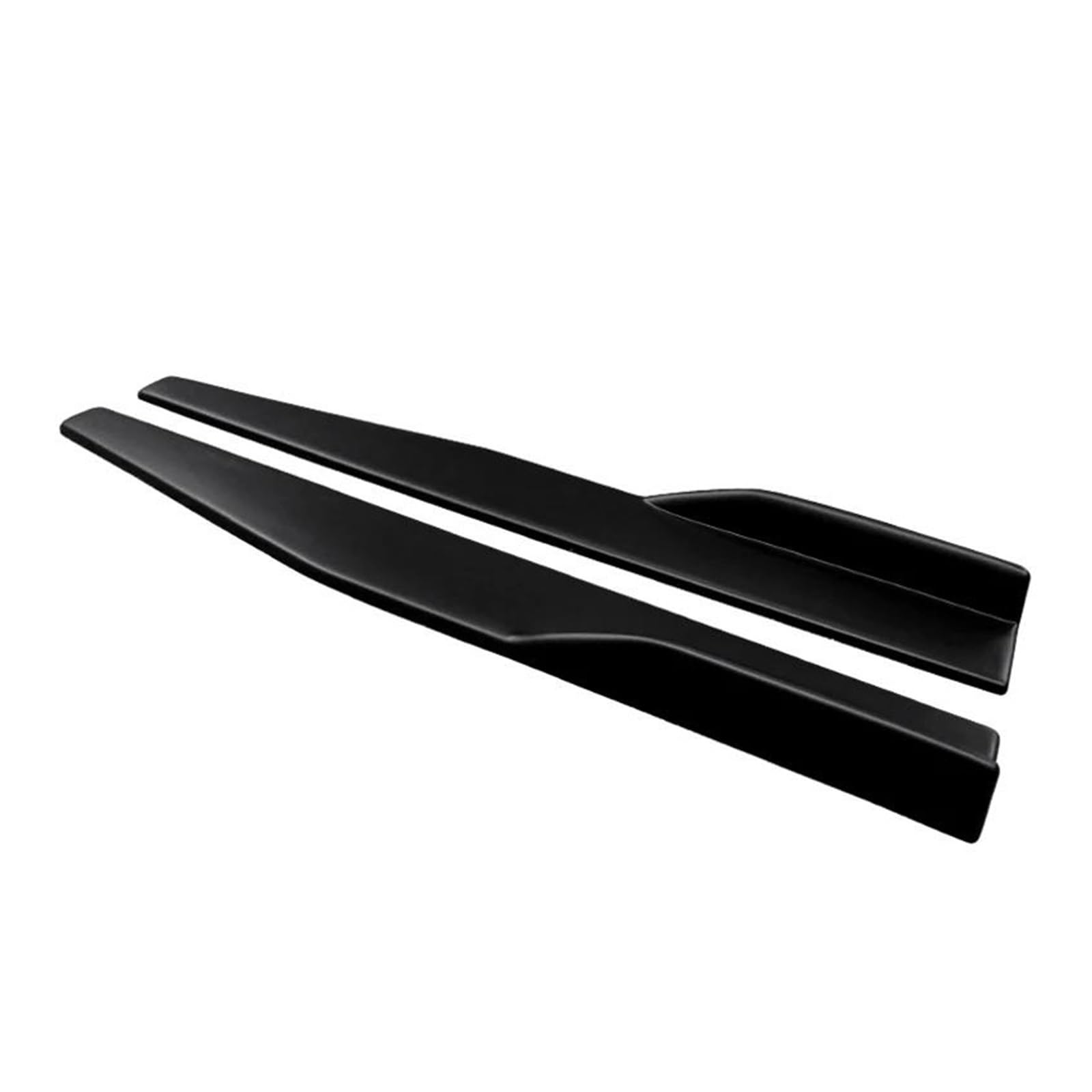 75CM Für TT 2004-2014 2015 2016 2017 2018 2019 Auto Seitenschweller Stoßstange Diffusor Spoiler Schürzen Flügelverlängerungen Carbonfaser-Look Auto Seitenschweller Trittbretter Schweller(Matt-schwarz von HLJNLVBN