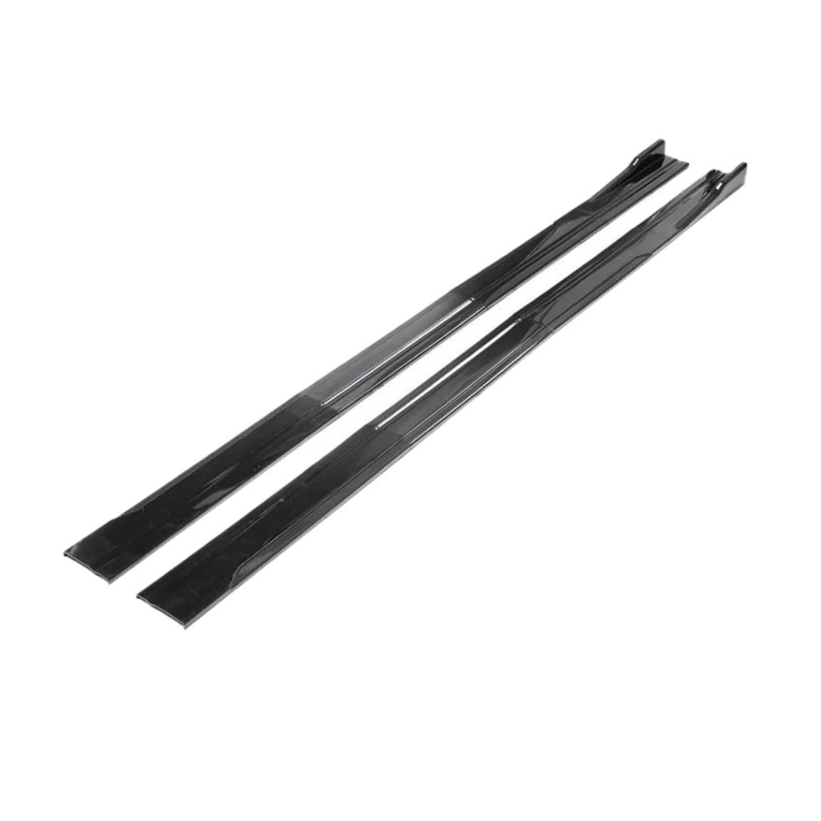 8PCS 2m/2,2m Für Toyota Universal Rocker Platte Seite Rock Verlängerung Separator Stoßstange Auto Seitenschweller Trittbretter Schweller(2.2M Bright Black B) von HLJNLVBN