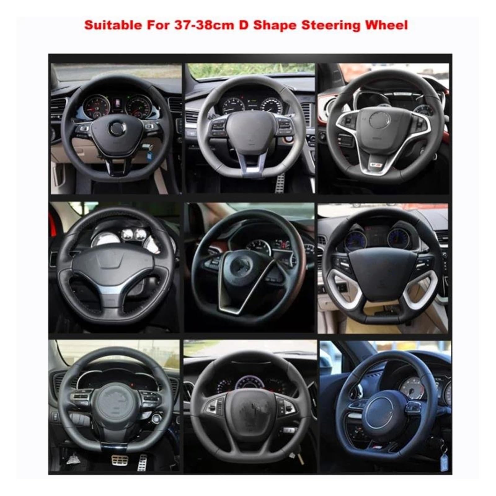 Auto Lenkrad Abdeckung Autozubehör Für MG Für ZS Für HS 2017 2018 2019 2020 Für MG Für GS 2016-2020 Für EHS 2020 Mikrofaser-Leder-D-Form-Auto-Lenkradbezug Lenkradhülle(Blau) von HLJNLVBN