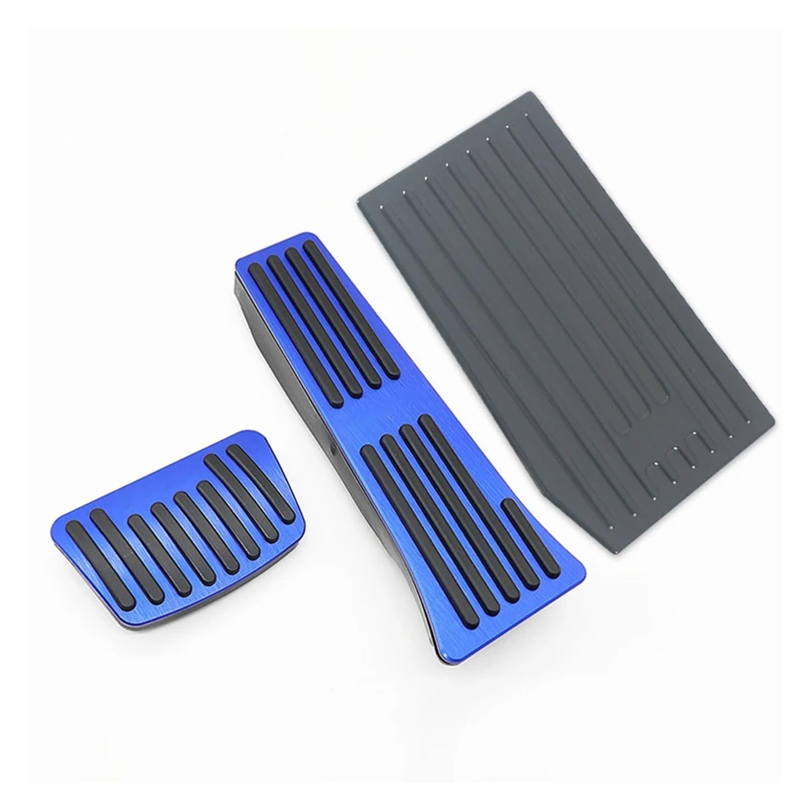 Auto Pedale Für Hyundai Für Tucson Für NX4 2021 2022 2023 2024 Aluminium Legierung Auto Fuß Pedal Abdeckung Kraftstoff Beschleuniger Brems Rest Pedal Pad Bremse Fußpedal Auto Gaspedal(3pcs Black Blue) von HLJNLVBN