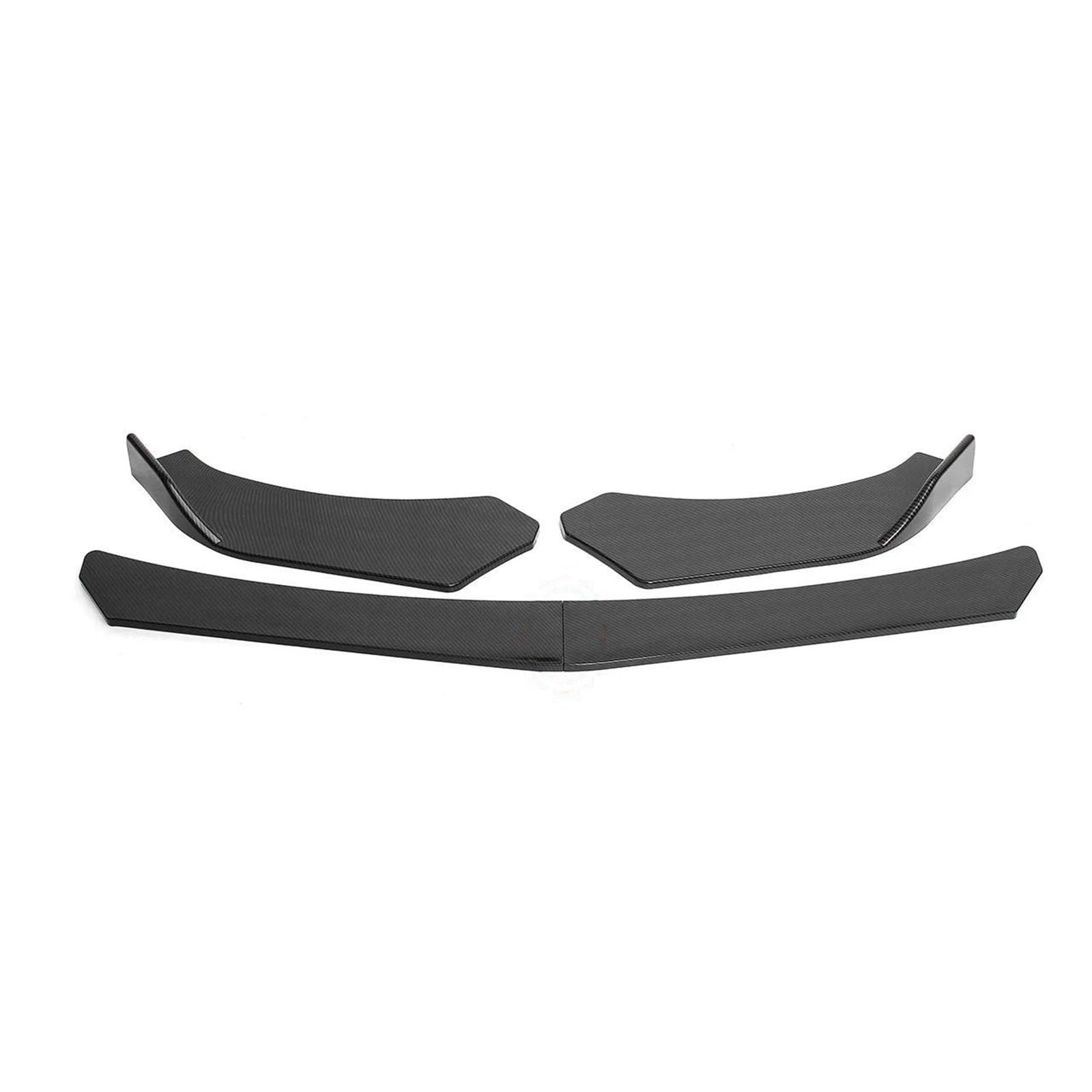 Auto-Seitenschweller Für Civic Für VIII Für Fließheck, Frontstoßstange, Splitterlippe, Kotflügel, Kotflügelverlängerung Auto Seitenschweller Trittbretter Schweller(4pcs Carbon Bumper) von HLJNLVBN