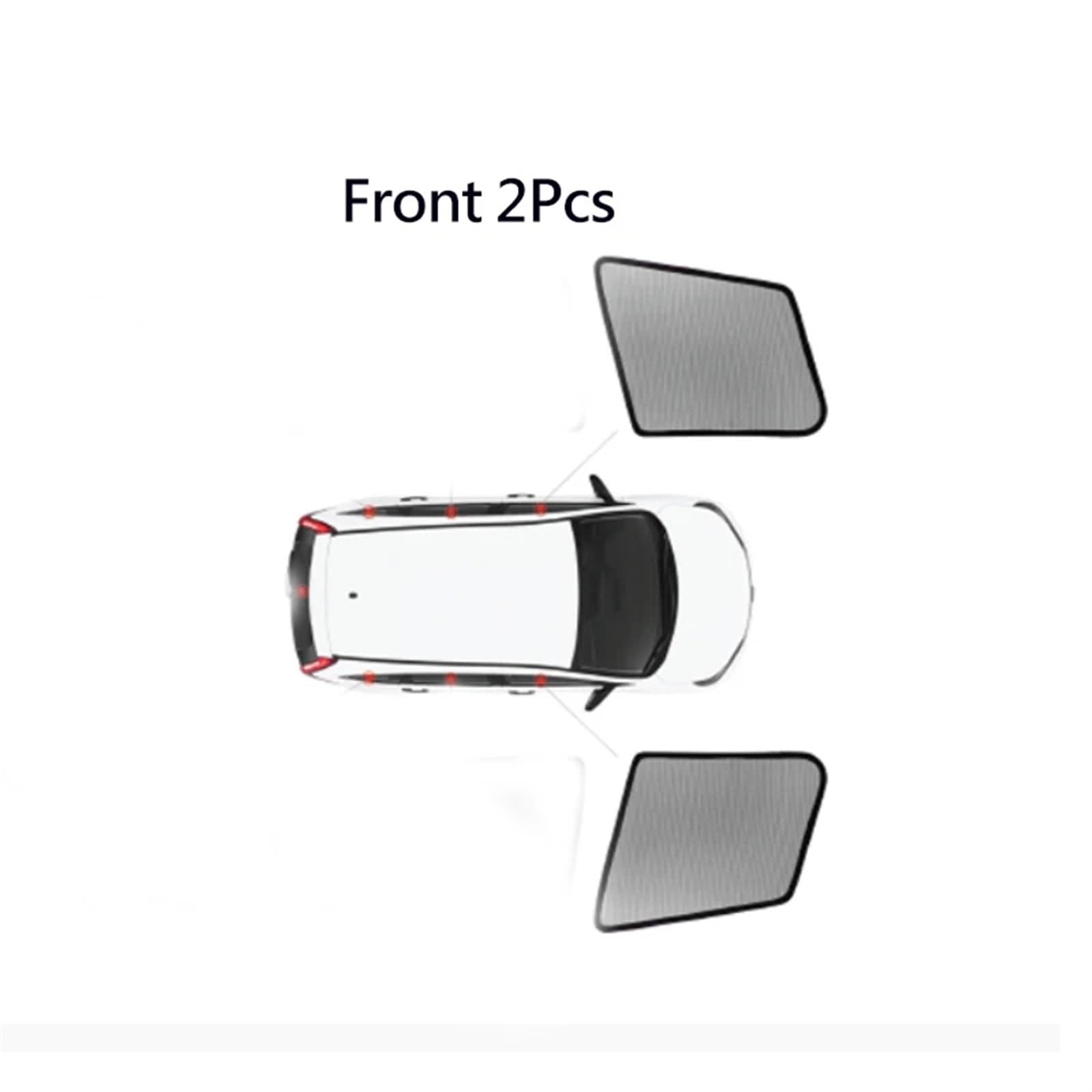 Auto-Sonnenschutz Für Lexus Für NX300 Für NX201H Für NX300H Auto Windschutzscheibenisolierung Auto Magnetischer Vorhang Fenster Sonnenschutz Mesh Schatten Blind Auto-Seitenfenster-Sonnenschutz(2 front von HLJNLVBN