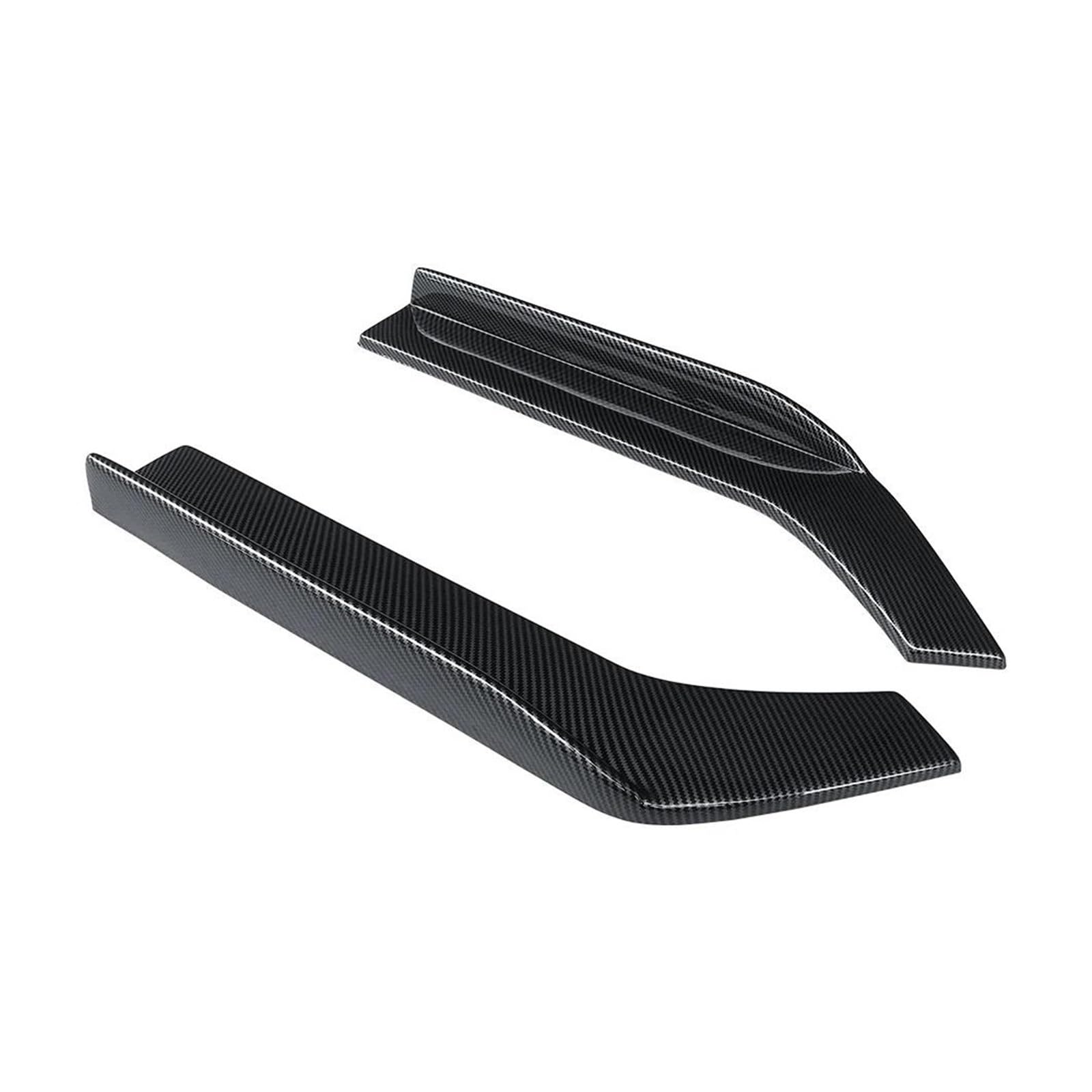 Für 5er G30 G38 F10 F18 520i 528i 525i Auto Heckstoßstange Splitter Schürzen Lippenspoiler Flügel Diffusor Wrap Winkelschutz Auto Seitenschweller Trittbretter Schweller(Kohlefaser-Optik) von HLJNLVBN