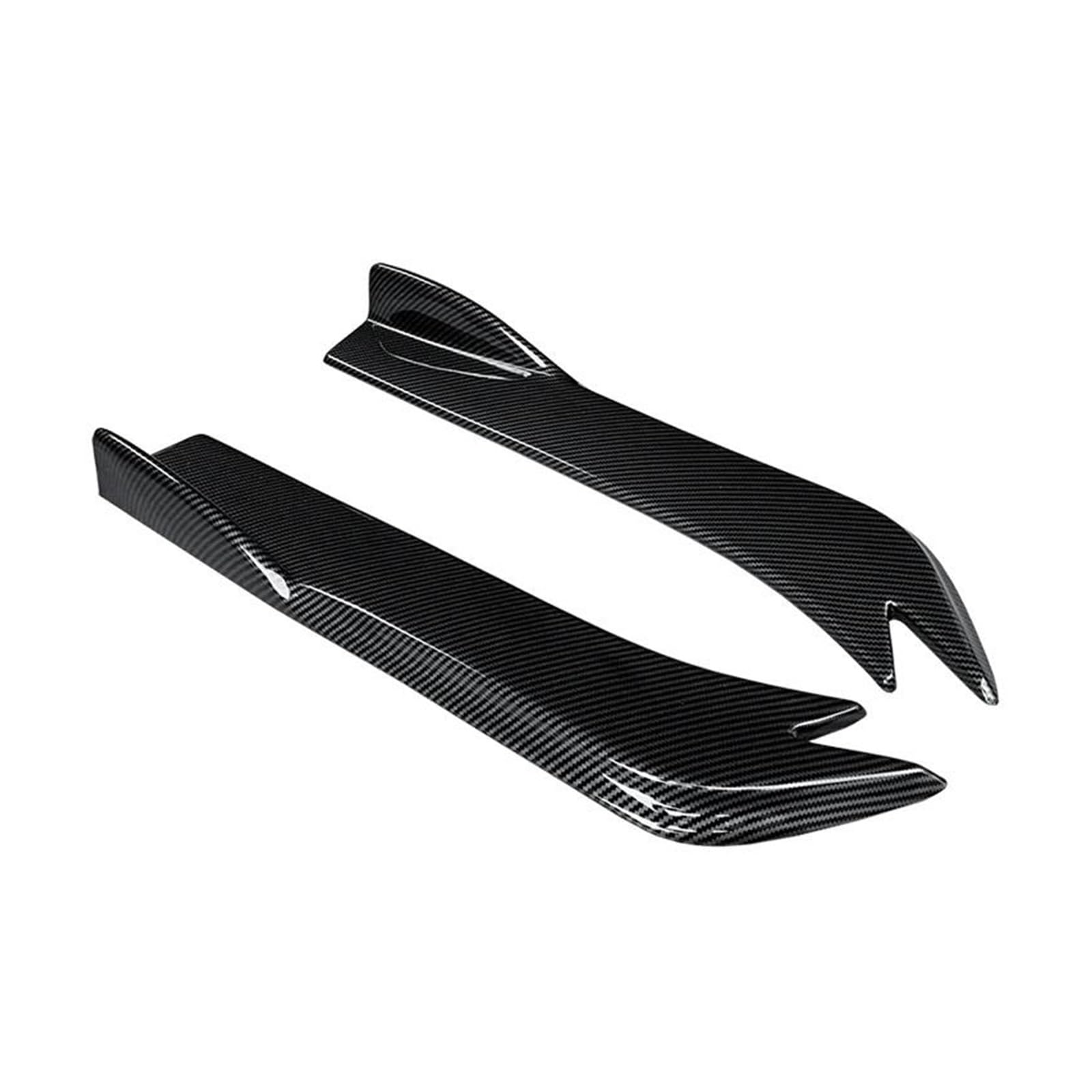 Für Benz C-Klasse W204 C63 2007-2014 2013 2012 Auto Hinten Stoßstange Splitter Schürzen Stamm Lip Spoiler Canard Flügel Diffusor Wrap Winkel Auto Seitenschweller Trittbretter Schweller(Kohlefaser-Opti von HLJNLVBN