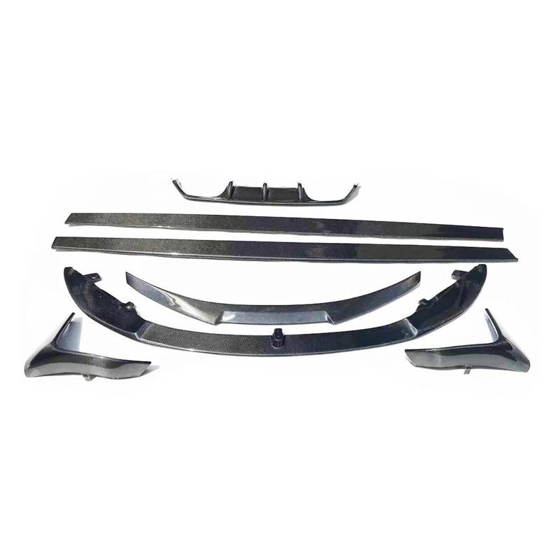 Für F80 M3 F82 M4 & F83 Für Cabrio Auto Styling Bodykit Carbon Fiber Front Bumper Lip Hinten Diffusor Spoiler Seite Rock Auto Seitenschweller Trittbretter Schweller von HLJNLVBN