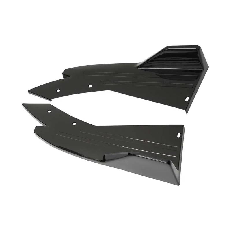 Für Ford Für Mustang 2000-2017 2018 2019 2020 2021 Auto Hinten Bumper Spoiler Lip Splitter Diffusor Körper Kit Seite Rock Schutz Abdeckung Auto Seitenschweller Trittbretter Schweller(Schwarz) von HLJNLVBN